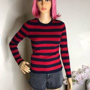 Red and Navy Blue Sweater